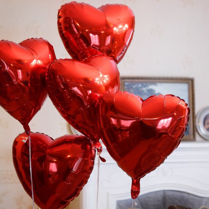 Фольгированный шар "Сердце" в Долгопрудном