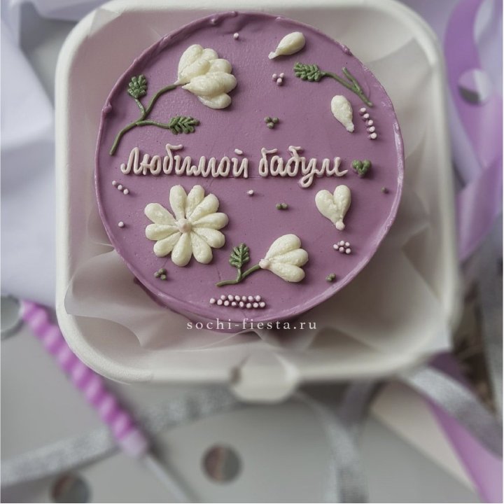 Бенто-торт "Любимой бабуле" в Долгопрудном