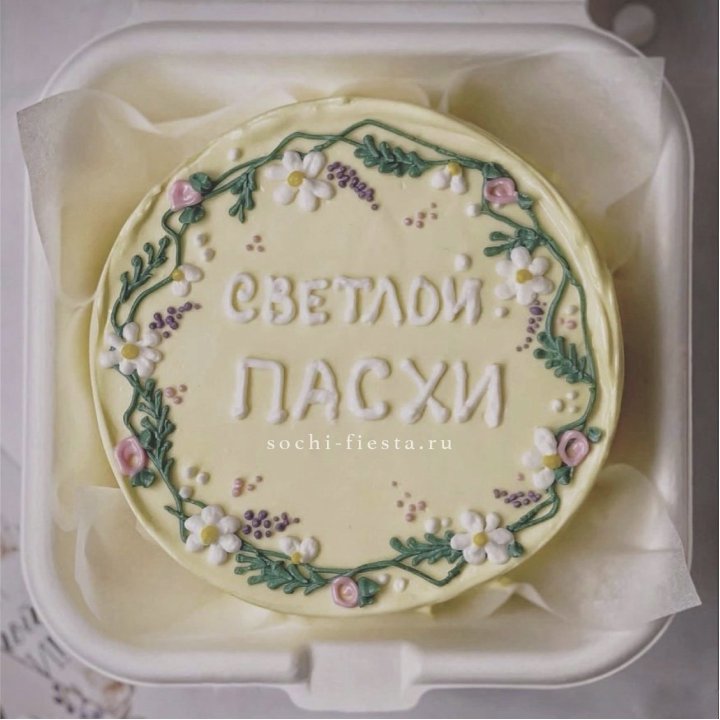 Бенто-торт "Светлой Пасхи" 2 в Долгопрудном