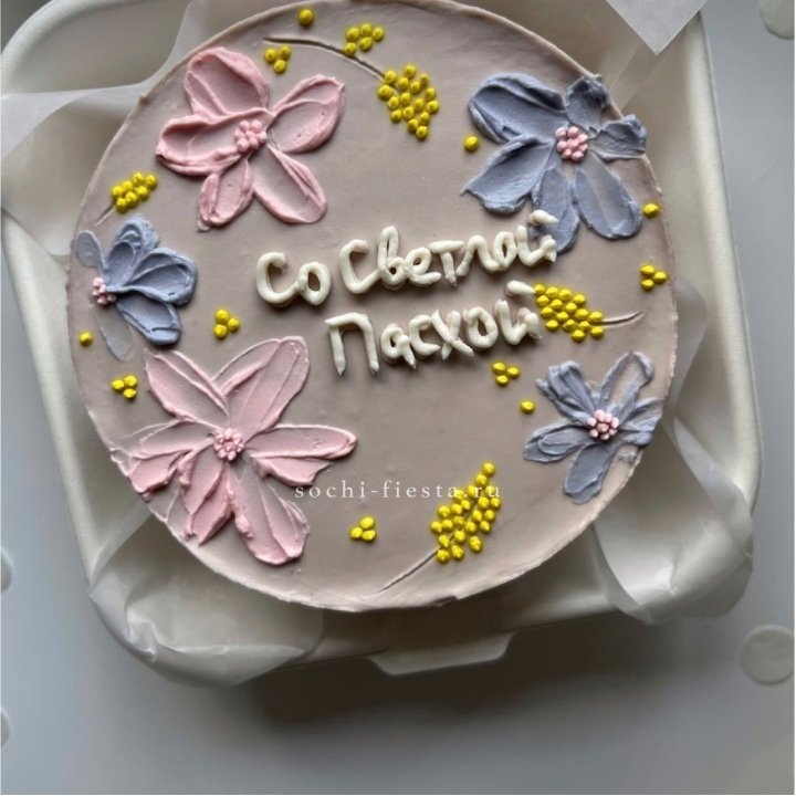 Бенто-торт "Светлой Пасхи" 3 в Долгопрудном