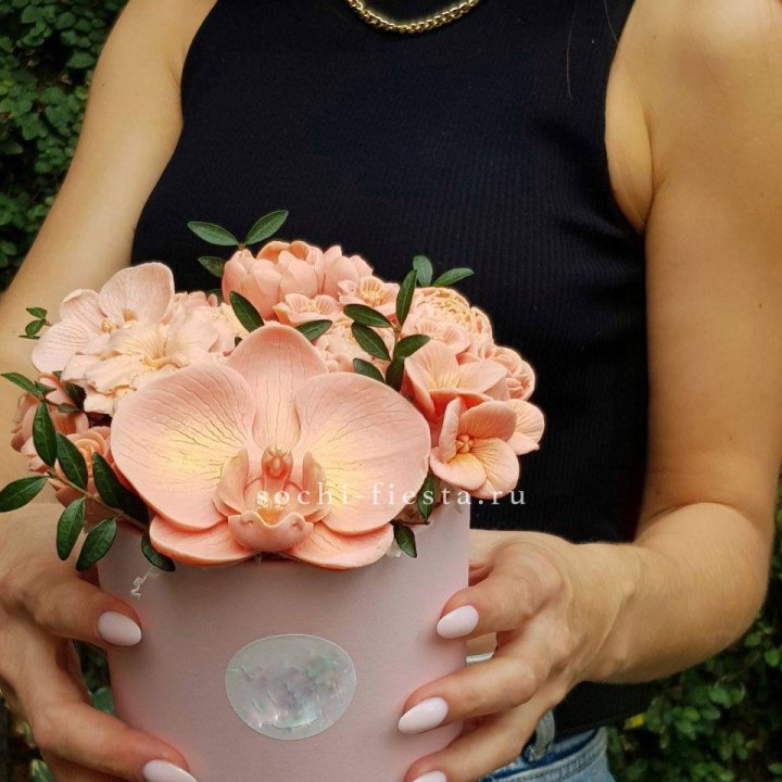 Шоколадный букет Орхидей в Долгопрудном