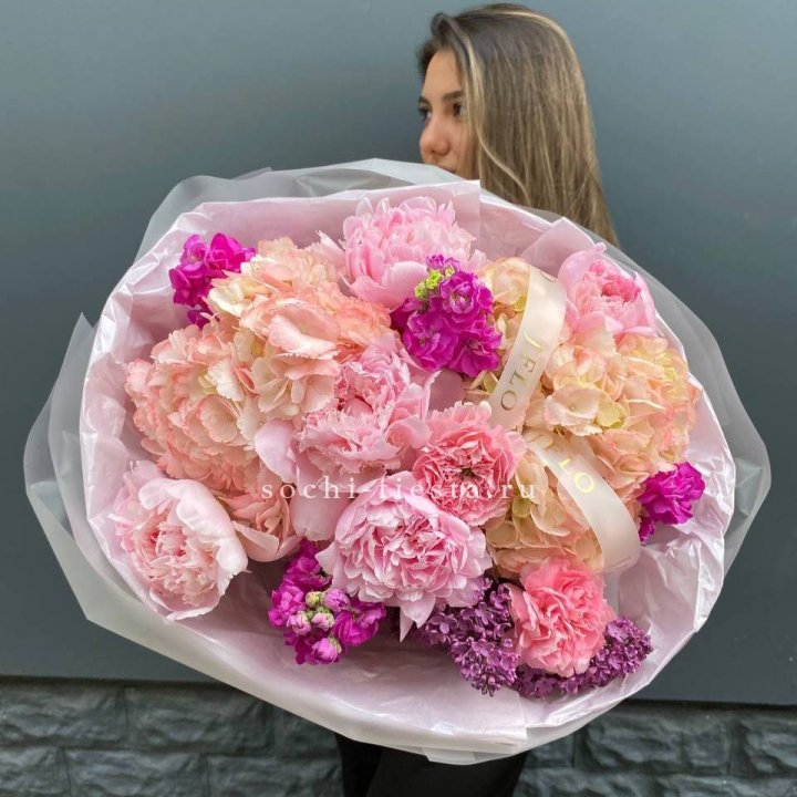  Букет "Фловер пионс" в Долгопрудном