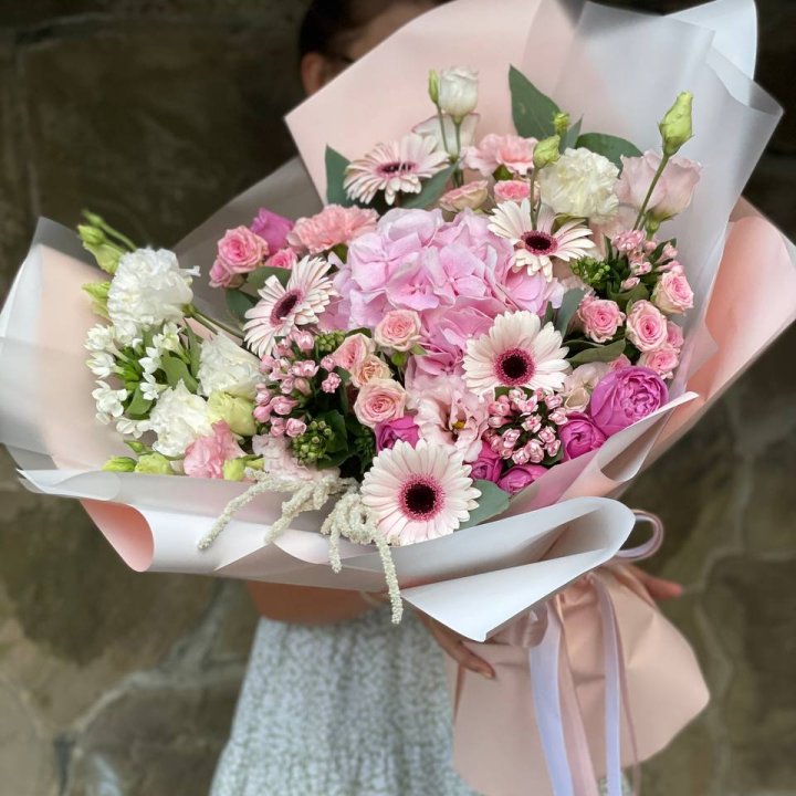 Авторский букет Пич в Долгопрудном