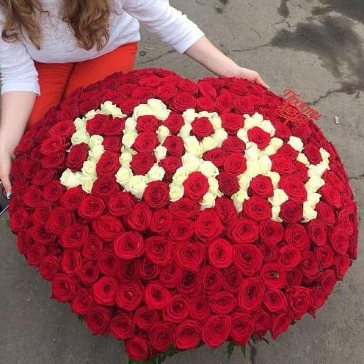 351 роза "Прости меня" в Долгопрудном