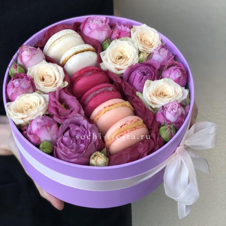 Цветочный бокс "Лаванди" в Долгопрудном