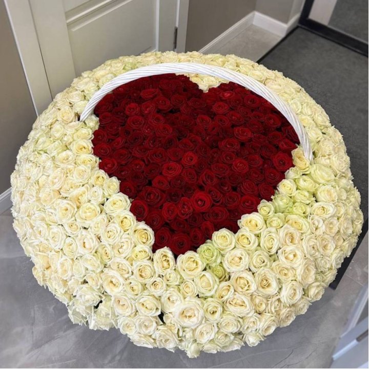 501 роза сердце в Долгопрудном