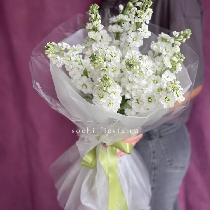 Букет ароматной маттиоллы №1 в Долгопрудном