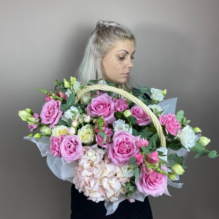 Цветочная корзина № 5 в Долгопрудном