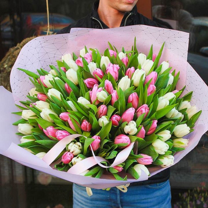 101 тюльпан микс в Долгопрудном